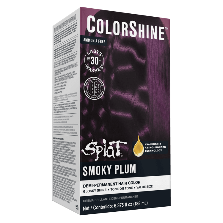 Splat ColorShine Demi-Permanent Hair Color:  4V Smoky Plum