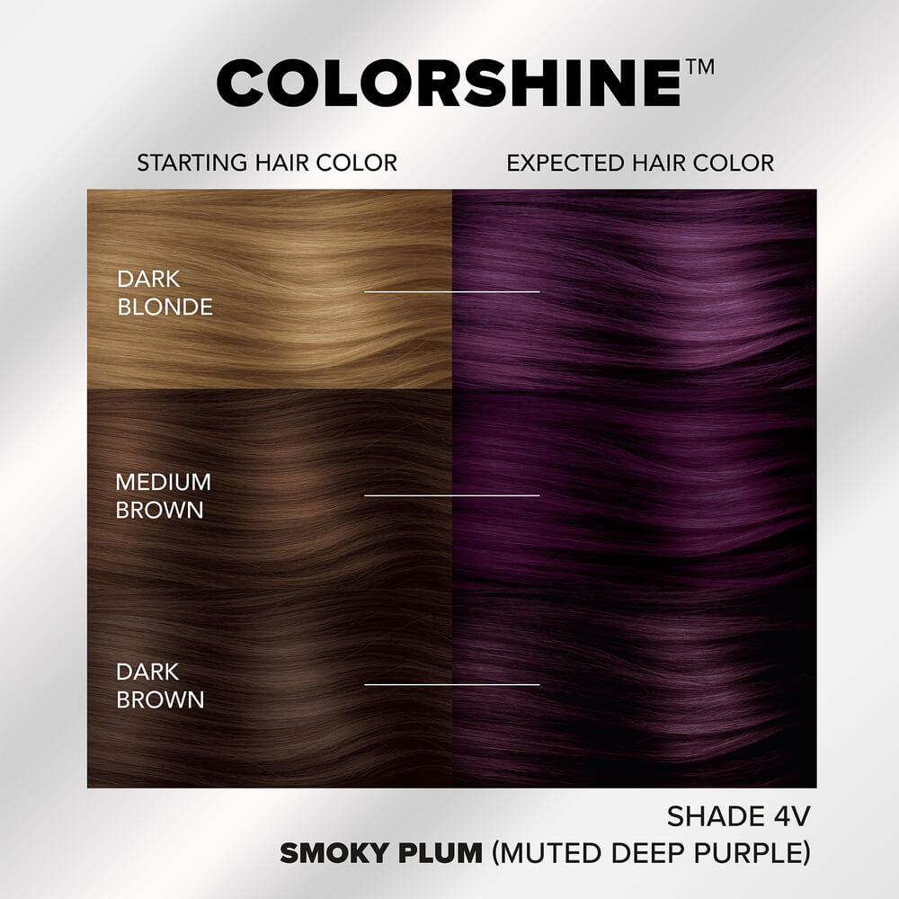 Splat ColorShine Demi-Permanent Hair Color:  4V Smoky Plum