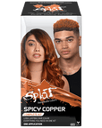 Spicy Copper: Copper Semi-Permanent Hair Dye Complete Kit with Bleach