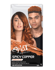 Spicy Copper: Copper Semi-Permanent Hair Dye Complete Kit with Bleach