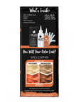 Spicy Copper: Copper Semi-Permanent Hair Dye Complete Kit with Bleach