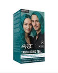 Tantalizing Teal: Original Teal Semi-Permanent Hair Dye Complete Kit with Bleach