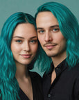 Tantalizing Teal: Original Teal Semi-Permanent Hair Dye Complete Kit with Bleach