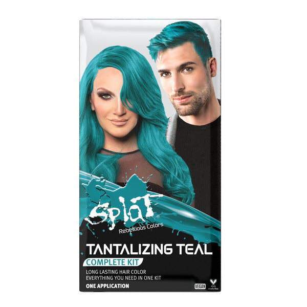 Kit completo original con decolorante y tinte de cabello semipermanente - Tantalizing Teal