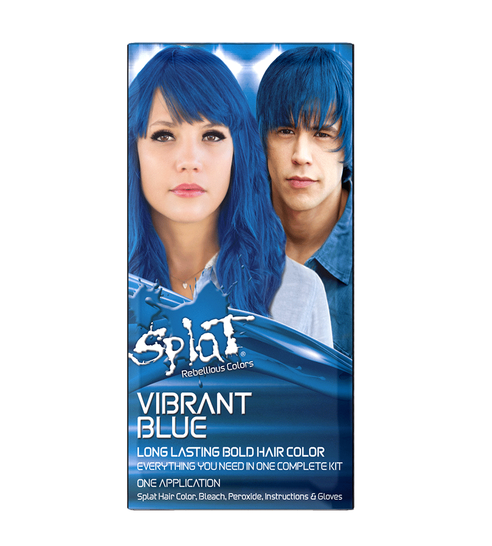 Kit Completo Original con Decolorante y Color de Cabello Semi-Permanente - Azul Vibrante