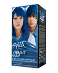 Original Complete Kit with Bleach and Semi-Permanent Hair Color – Vibrant Blue