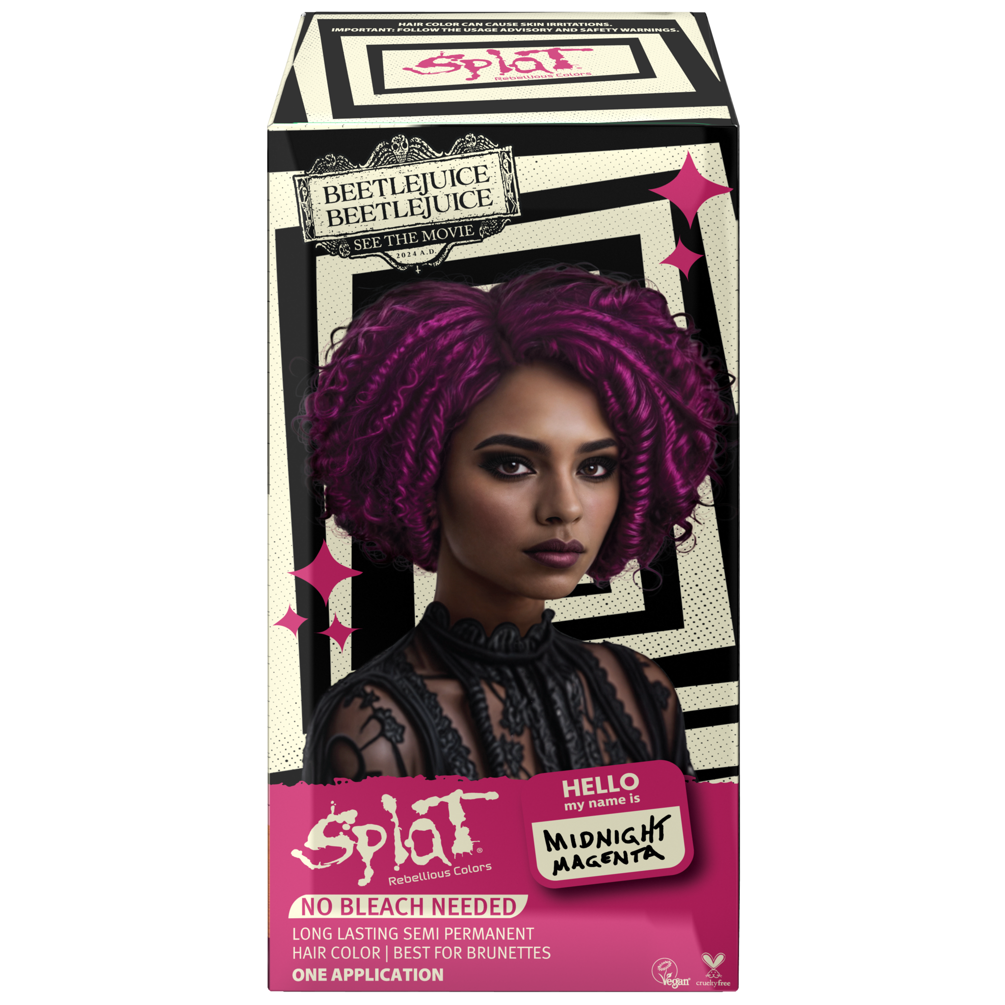 Beetlejuice Beetlejuice Midnight Magenta – Semi-Permanent Hair Dye