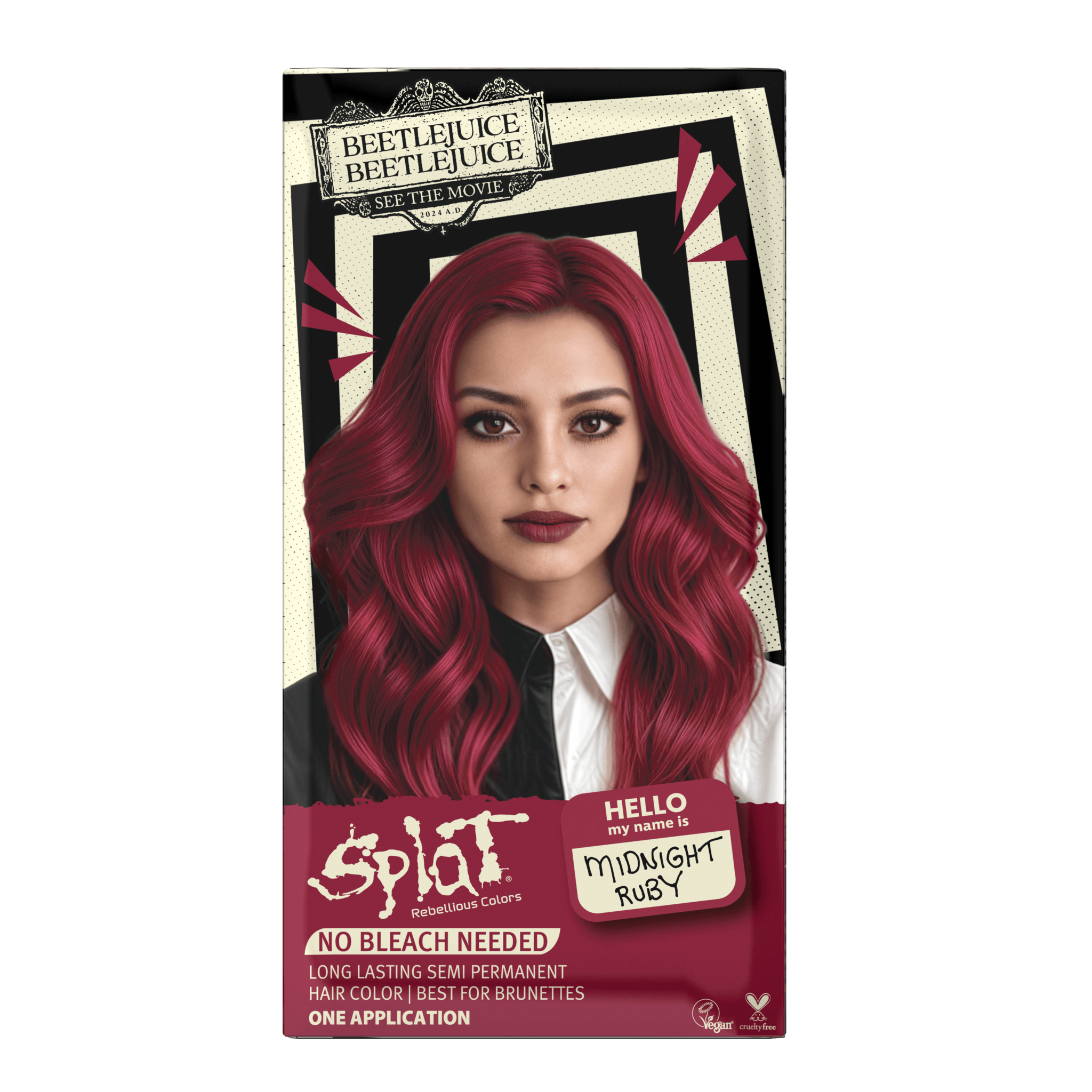 Beetlejuice Beetlejuice Midnight Ruby – Semi Permanent Hair Color