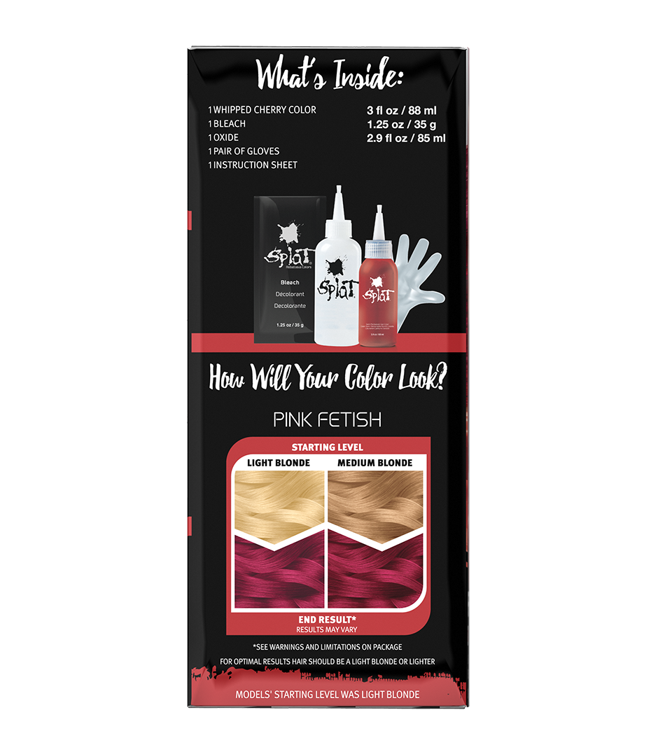 Whipped Cherry: Original Cherry Red Semi-Permanent Hair Dye Complete Kit with Bleach