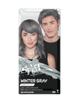 Winter Grey: Original Grey Semi-Permanent Hair Dye Complete Kit with Bleach