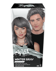 Winter Grey: Original Grey Semi-Permanent Hair Dye Complete Kit with Bleach