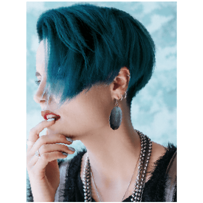 Splat Blue Semi-Permanent Hair Dye Aqua Rush