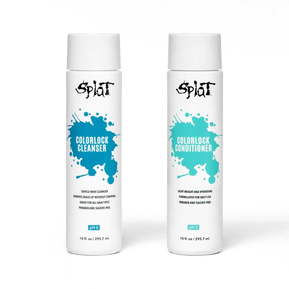 A package of Splat Hair Colorlock Conditioner and Colorlock Cleanser