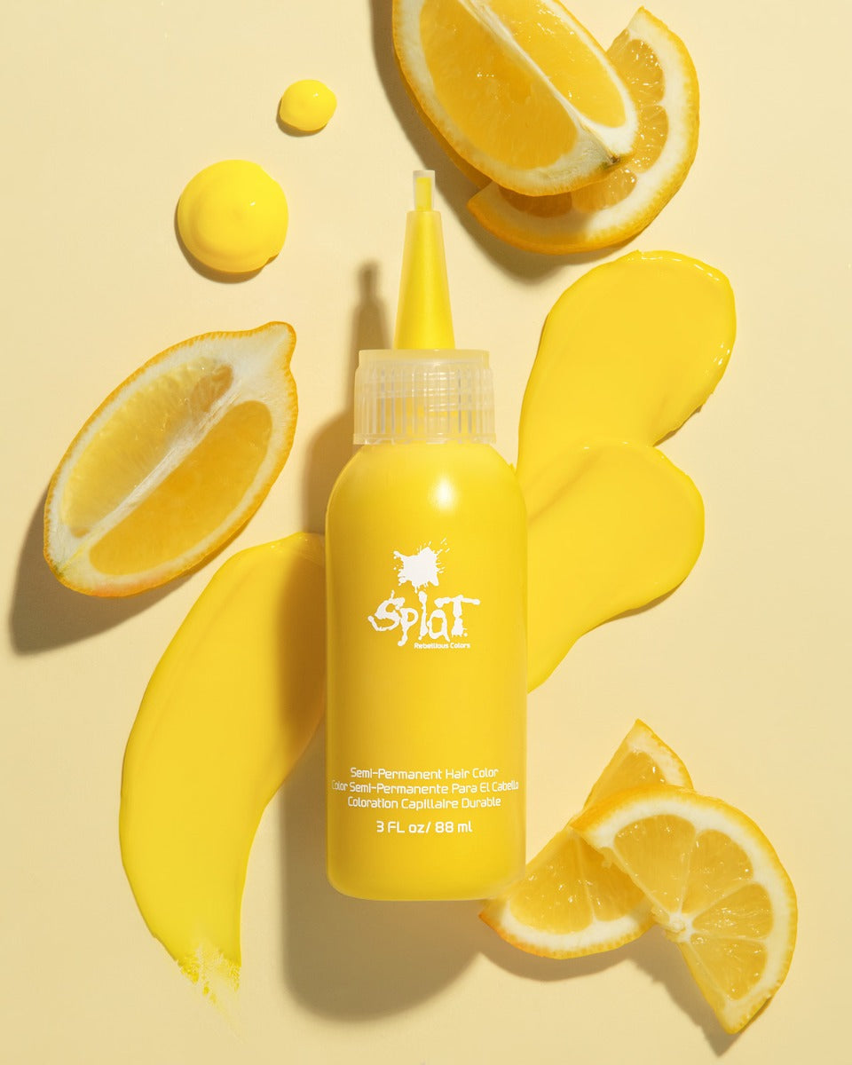 Lemon Drop: Yellow Semi-Permanent Hair Dye Kit | Splat Hair Color