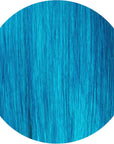 Swatch of Swatch of Splat Hair Color's Aqua Rush: Original Blue Semi-Permanent Hair Dye Complete Kit with BleachHair Dye