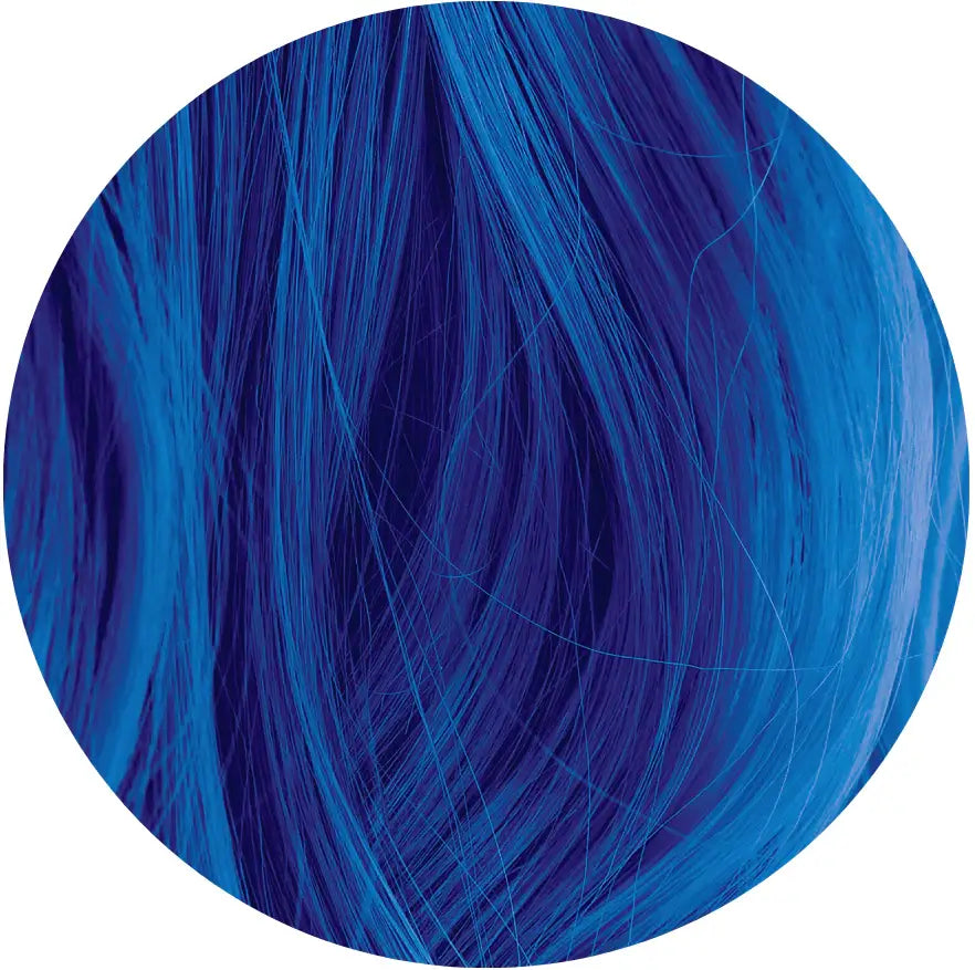 Swatch of Splat Hair Color&#39;s Blue Envy Hair Dye