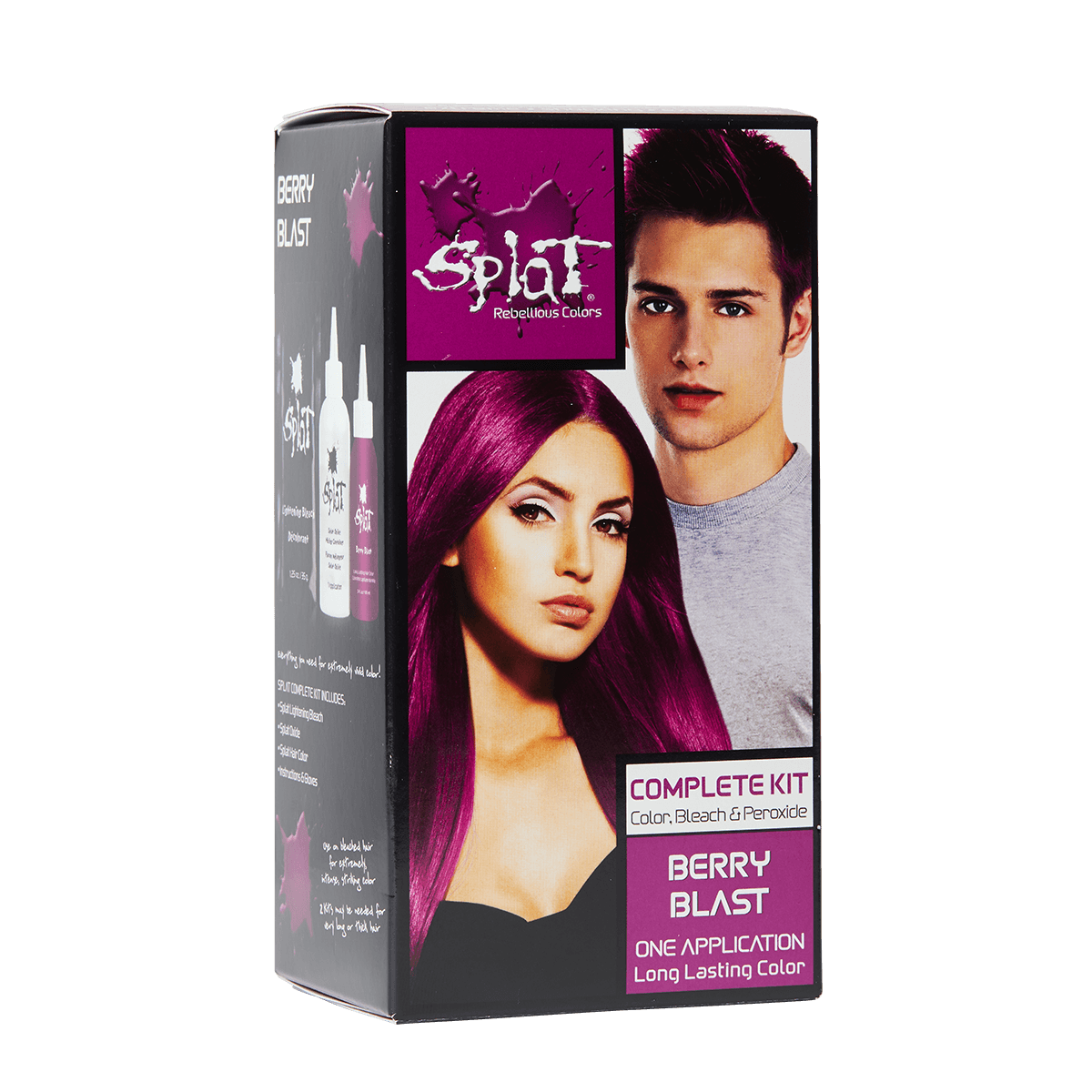 Berry Splat Berry Blast: Purple Semi-Permanent Hair Dye Kit | Splat Hair Color