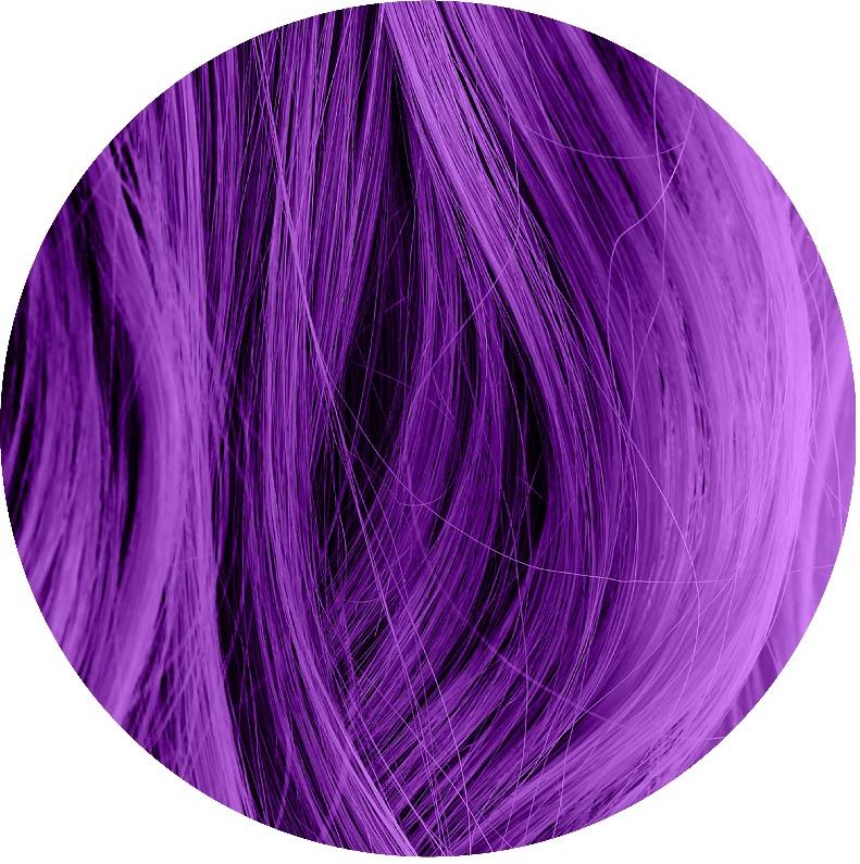 Swatch of   Violet Vixen: Violet Semi Permanent Hair Dye