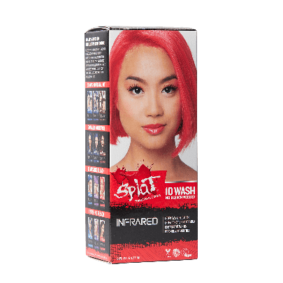 Splat 10 Wash Red Hair Dye Infrared Temporary Hair Dye