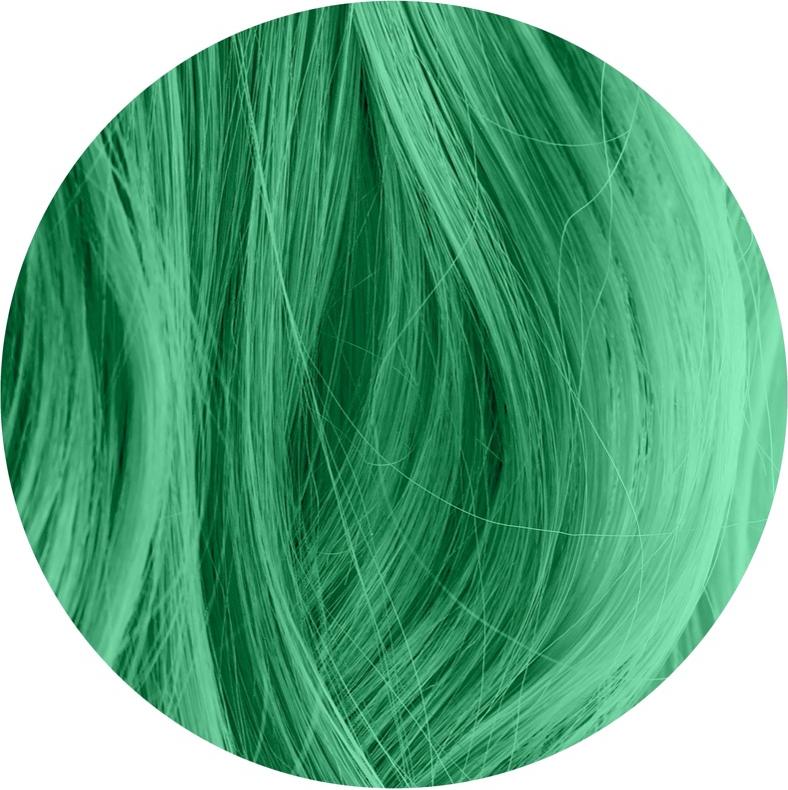 Swatch of Mint Shake: Green Semi Permanent Hair Dye