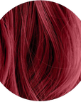 Swatch of  Midnight Ruby No Bleach Dark Red Semi-Permanent Hair Dye Kit