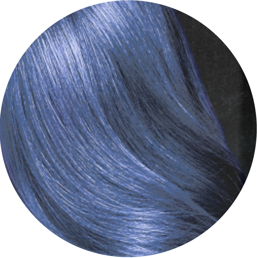 Midnight Azure No Bleach Blue Semi-Permanent Hair Dye Kit