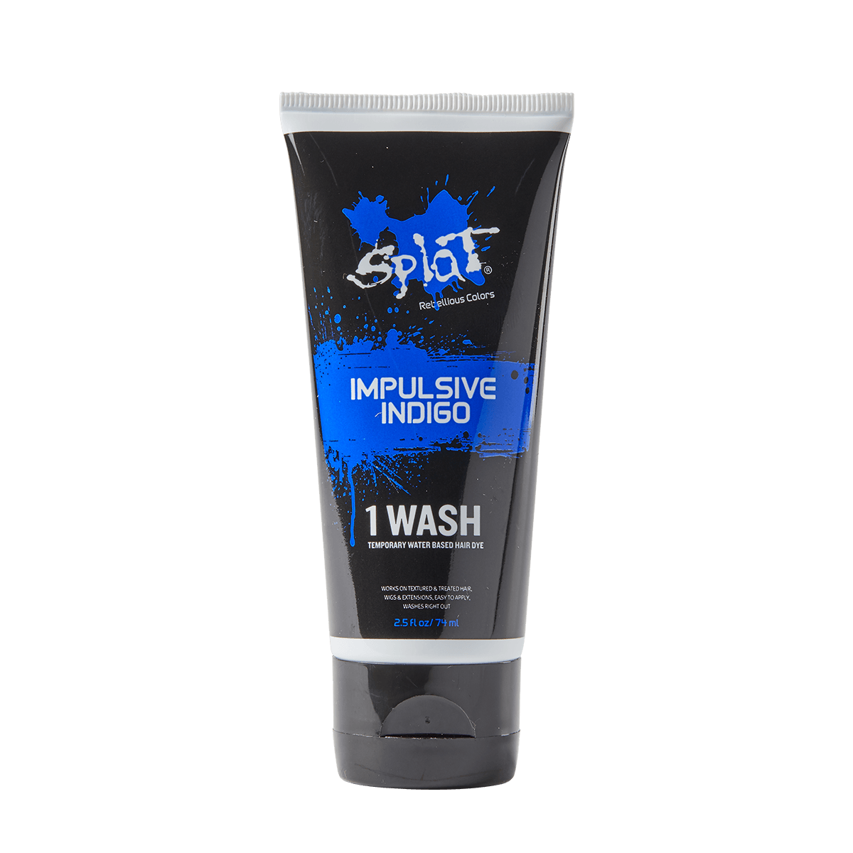 Splat 1 wash Temporary Blue Impulsive Indigo Hair Dye