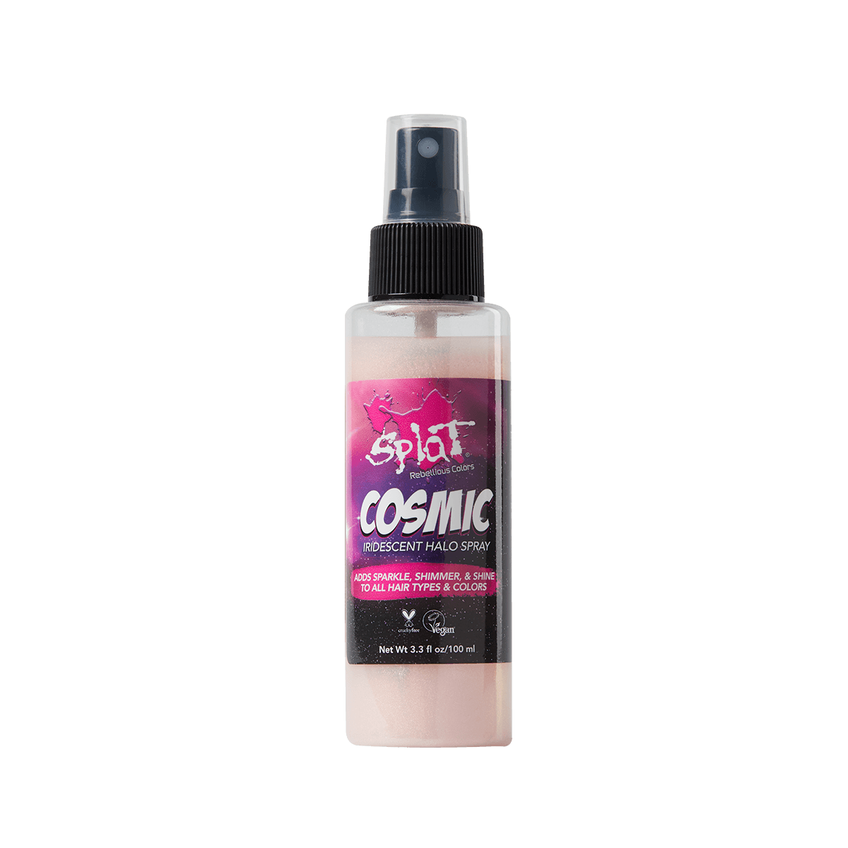 Cosmic Pink: Halo Glitter Hair Spray | Splat Hair Color