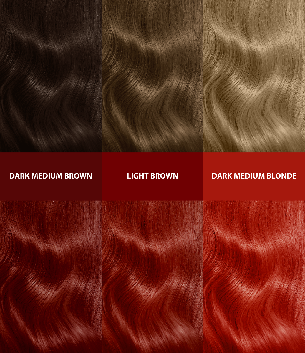 Splat Red Permanent Hair Dye Kit Iconic Red Double Lift