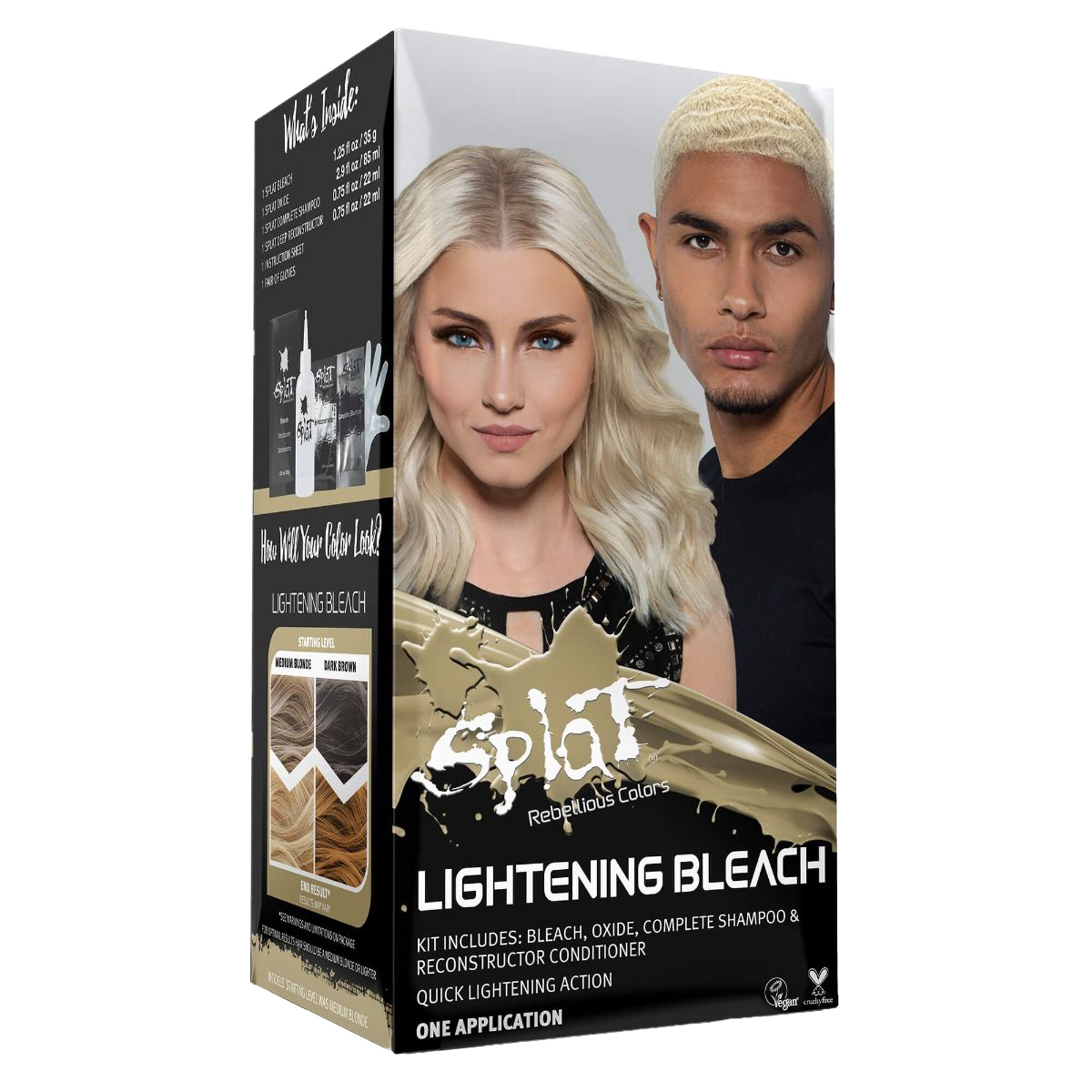 Lightening Bleach: Original Hair Bleach Complete Kit | Splat Hair Color