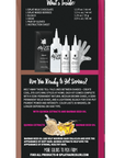 Melts Complete Kit with Bleach and 2 Semi-Permanent Colors - Milk Chocolate & Mixed Berries