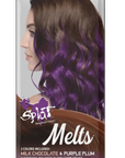 Melts Complete Kit with Bleach and 2 Semi-Permanent Colors - Milk Chocolate & Purple Plum