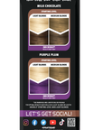 Melts Complete Kit with Bleach and 2 Semi-Permanent Colors - Milk Chocolate & Purple Plum