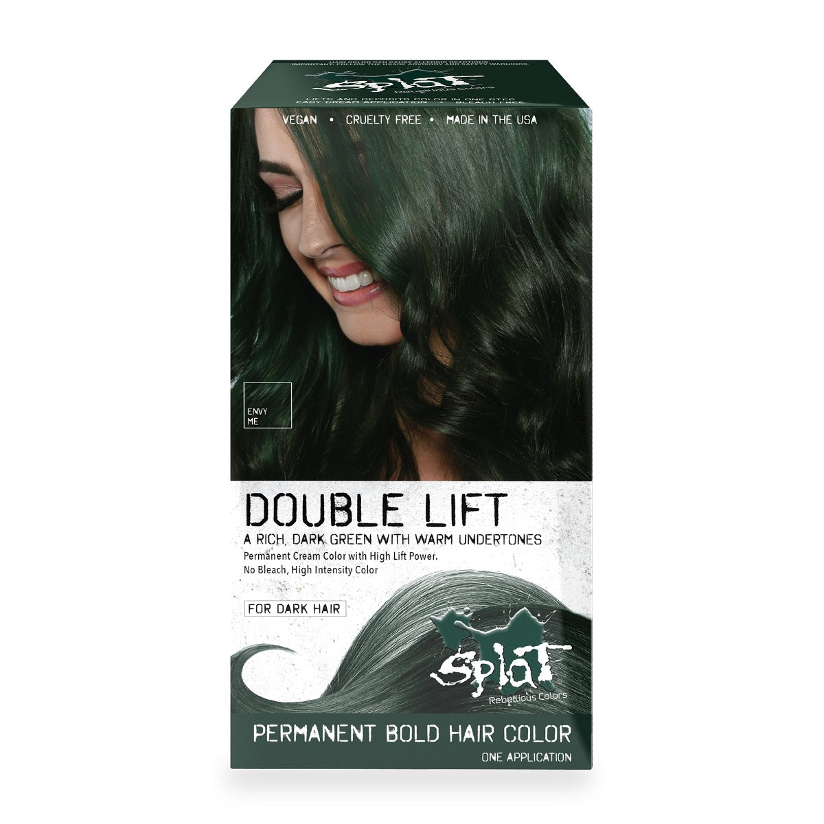 Splat Permanent Hair Color in Green- Envy Me Double Lift