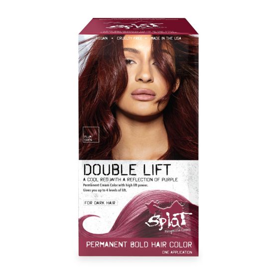 A box of Splat Hair Color's Plum Siren Hair Dye