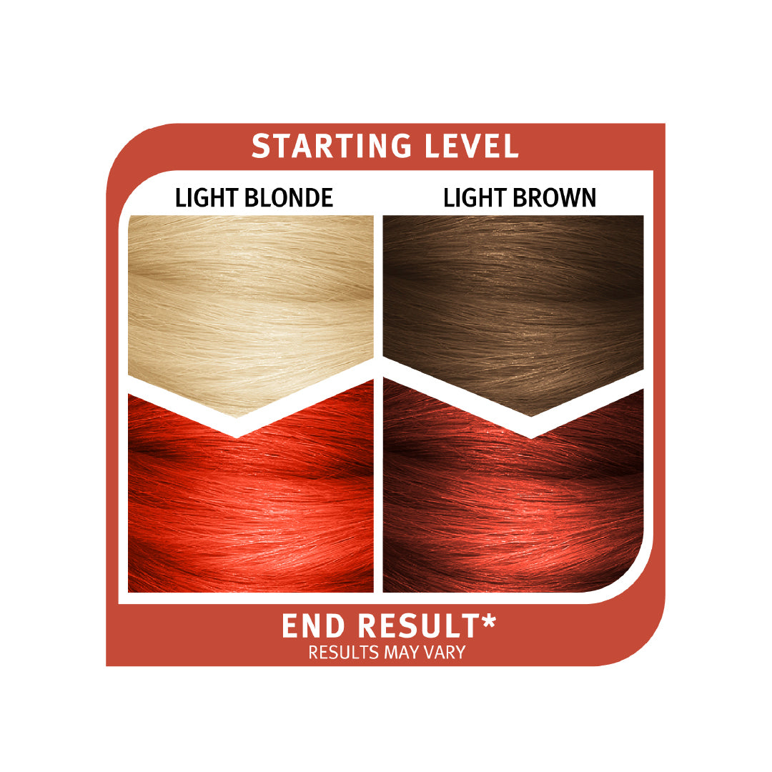 Midnight: Amber No Bleach Red Semi-Permanent Hair Dye Kit