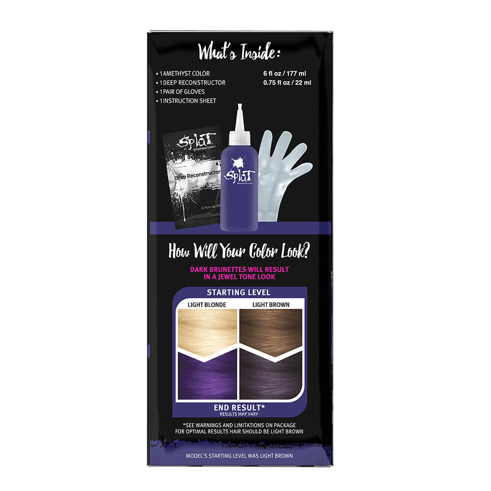Midnight Amethyst No Bleach Purple Kit de tinte capilar semipermanente