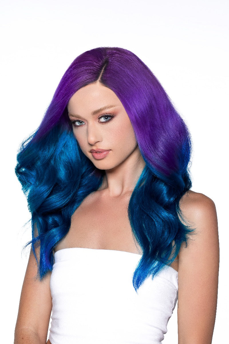 Splat Hair Dye Purple and Blue Ombre Hair Color Kit Semi-Permanent Dye &amp; Bleach