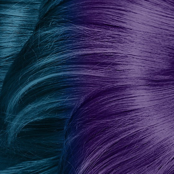 Splat Hair Dye Purple and Blue Ombre Hair Color Kit Semi-Permanent Dye & Bleach Ombre Dream