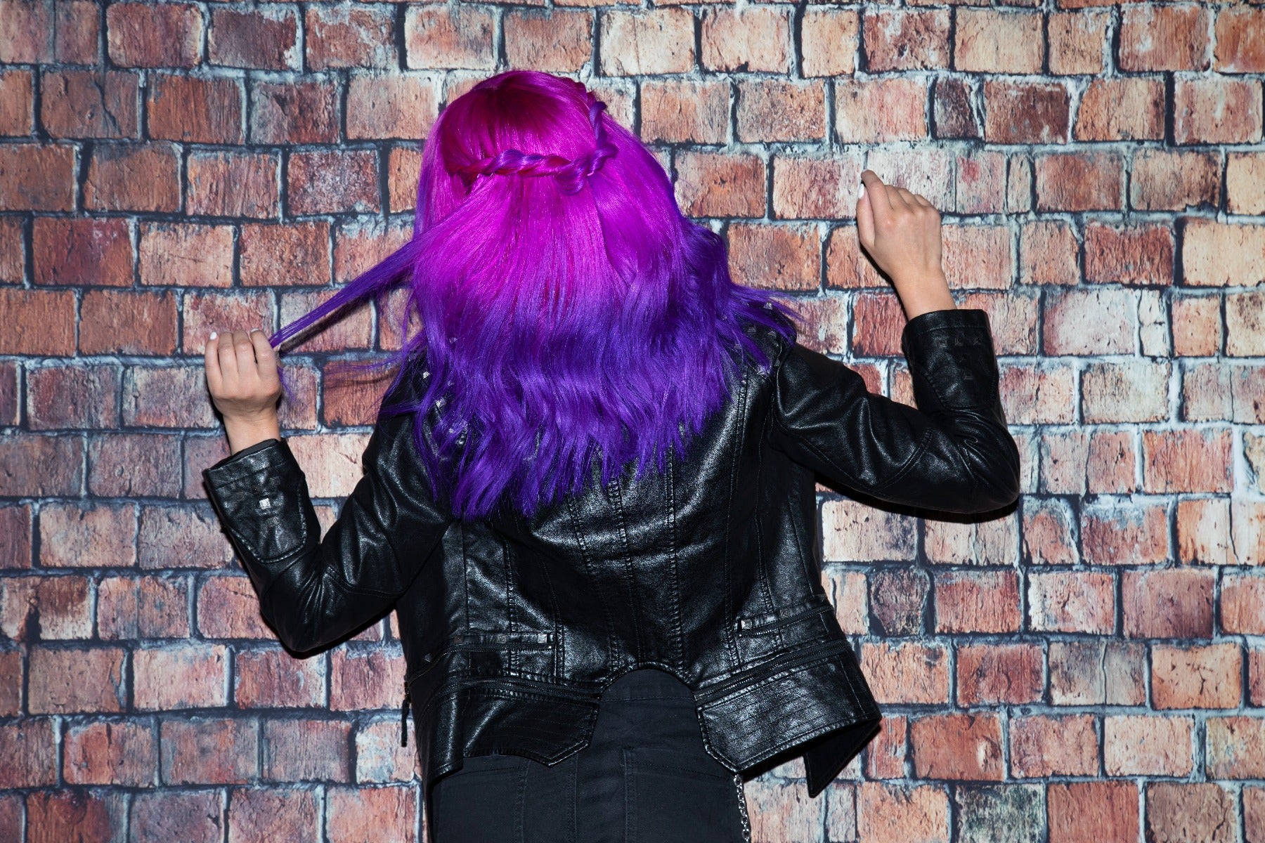 Splat Hair Dye Purple and Pink Ombre Semi-Permanent Vegan Hair Color Kit with Bleach