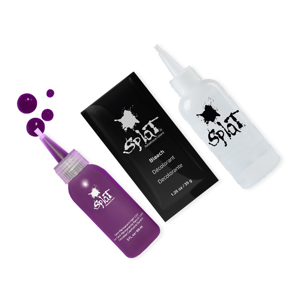 Splat Complete Kit Passionate Purple Purple Semi Permanent Hair Colo