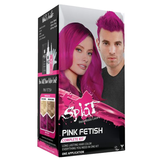 Pink Fetish: Pink Semi-Permanent Hair Dye Kit | Splat Hair Color