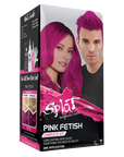A box of Splat Hair Color's Pink Fetish Hair Dye