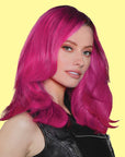 A photo of a model wearing  Lightening Bleach & Pink Fetish Hair Dye