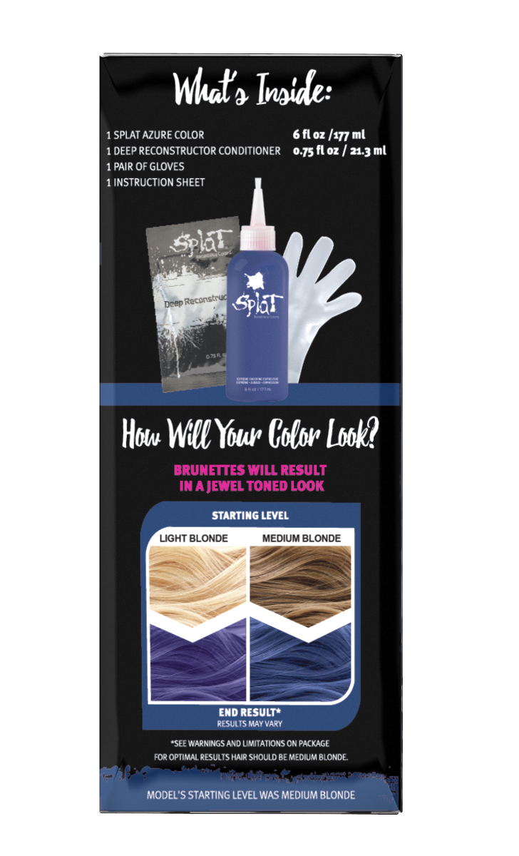  Blue Semi-Permanent Hair Color Kit – Midnight Azure