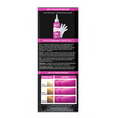 Pink Pride: tinte para el cabello semipermanente rosa