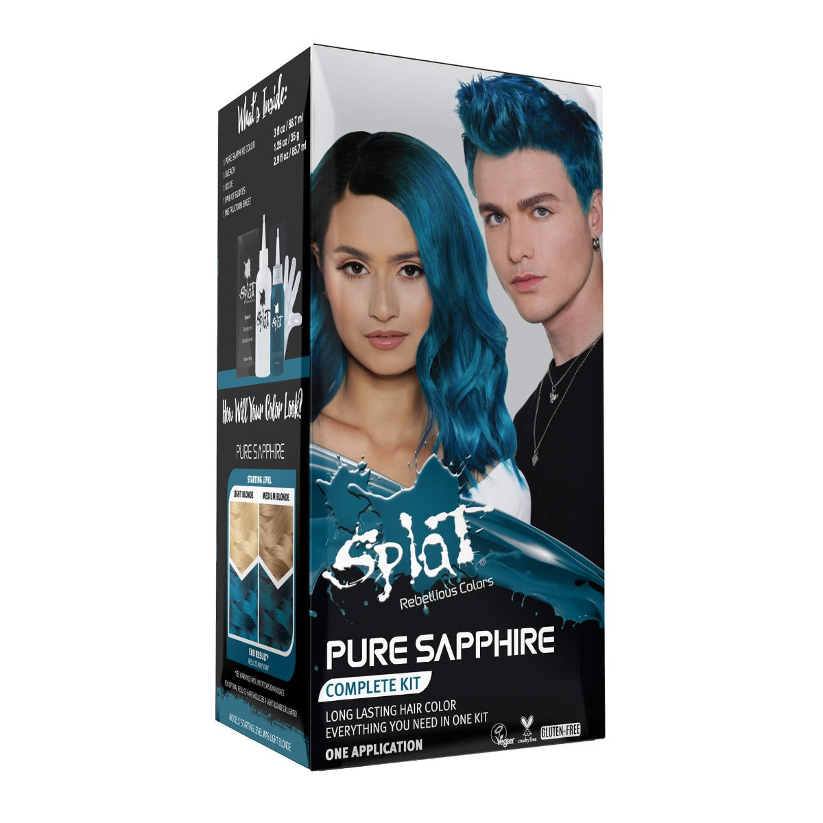 Splat Blue Hair Dye Pure Sapphire