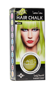 Hair Chalk Temporary Hair Color, .12 oz Lemon Lime Yellow Temporary Hair Dye