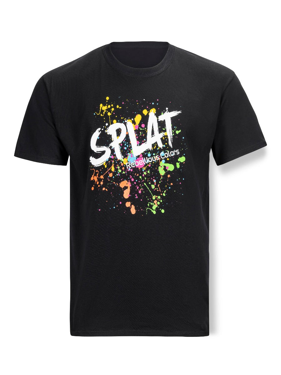 Splat Hair Color Crew T-shirt Vertical