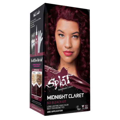 Splat Hair Dye for brunettes_Midnight Claret red semi-permanent hair color